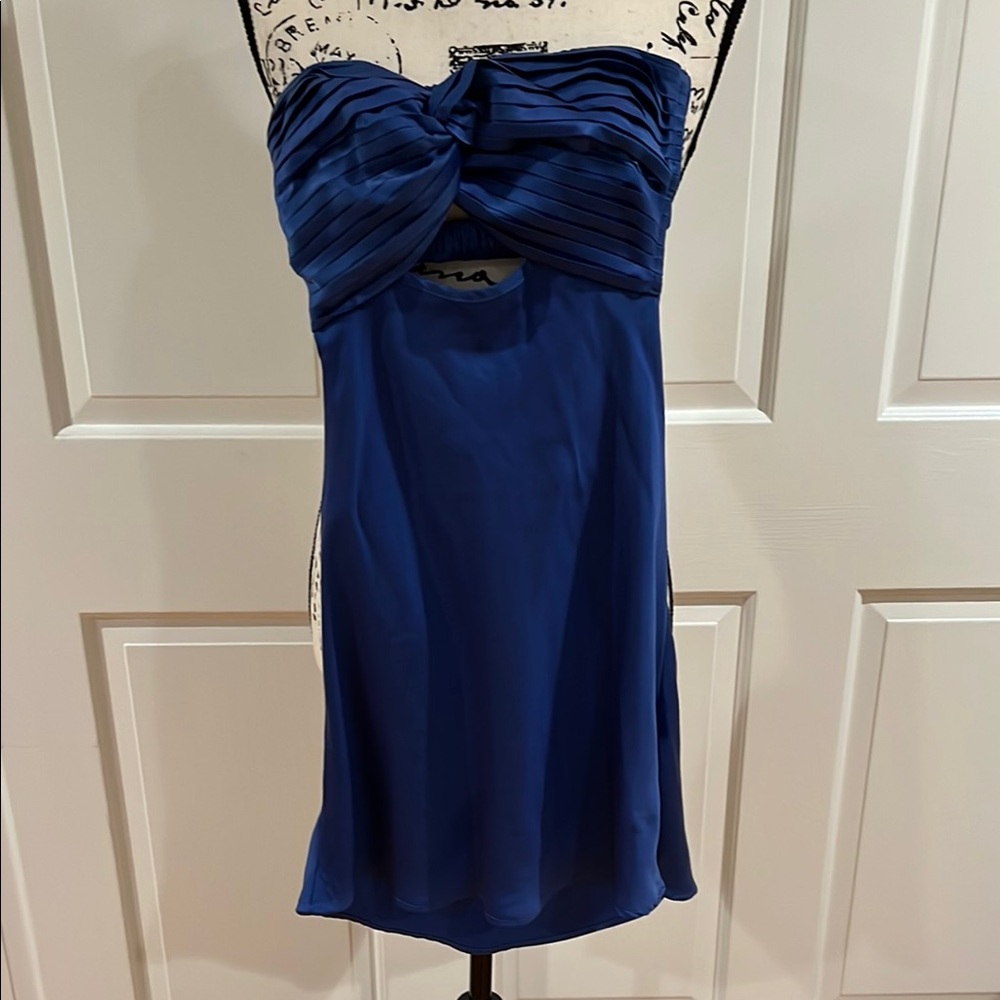 Princess Polly Strapless Blue Dress